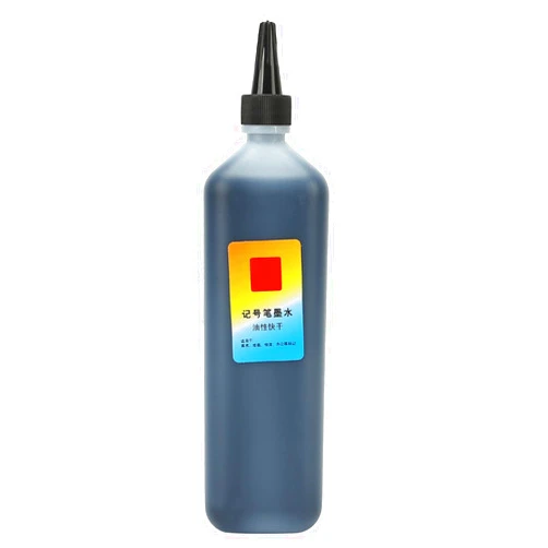 YUUGAA Marker Refill Ink, Black, Oil-Based, Bottle, For Marker Pens, Poster Pens