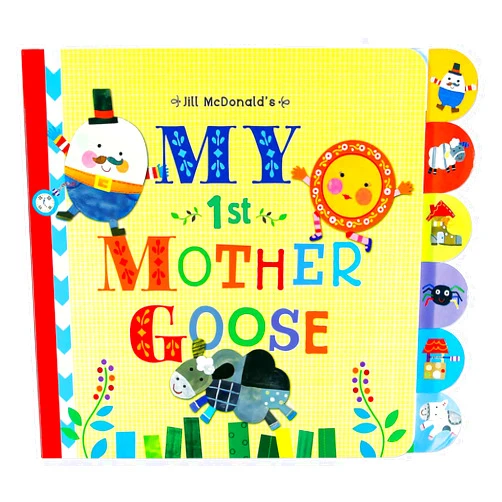 C.R. Gibson My First Mother Goose Nursey Rhyme Book for Children, 10 x 8.7 x 0.5 inches, 1 piece