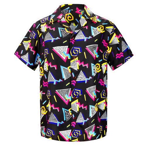 American Trends Mens Hawaiian Shirt Floral Print Aloha Shirt Comfortable Novelty Button Down Shirts Casual Short Sleeve Beachwear for Men