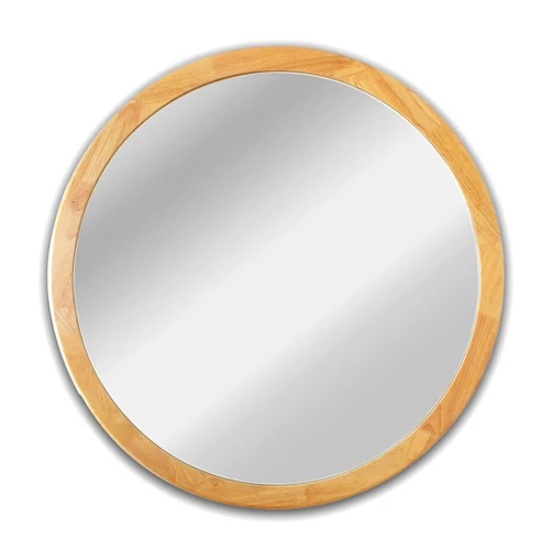 CHLOE'S Reflection Maple Finish Framed Wall Mirror 28