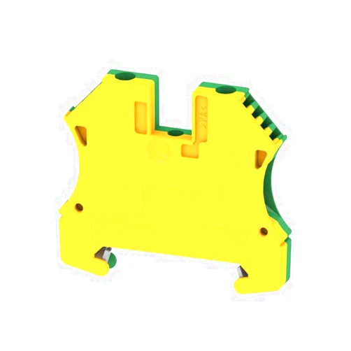 Vanky Industry 10pcs WEIDMULLER WPE 4 1010100000 PE Terminal 2 Connections Green-Yellow New