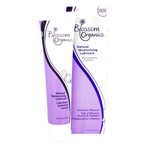 Blossom Organics Natural Moisturizing Lubricant 4 Ounce (Pack of 6)