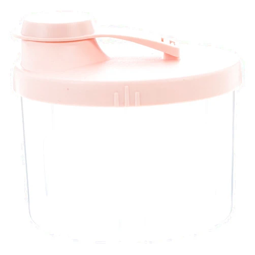 Toddmomy Milk Powder Portable Box Baby Formula Dispenser with 2 Compartments 3.7In Travel Food Storage Container for Infant Formula on-the-Go