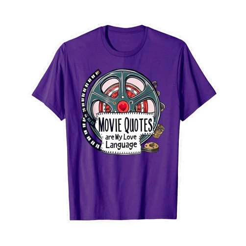Splendid's Things Movie Quotes Are My LoveLanguage Movie Quotes Are My Love Language for Movie Buff, Film Lover T-Shirt