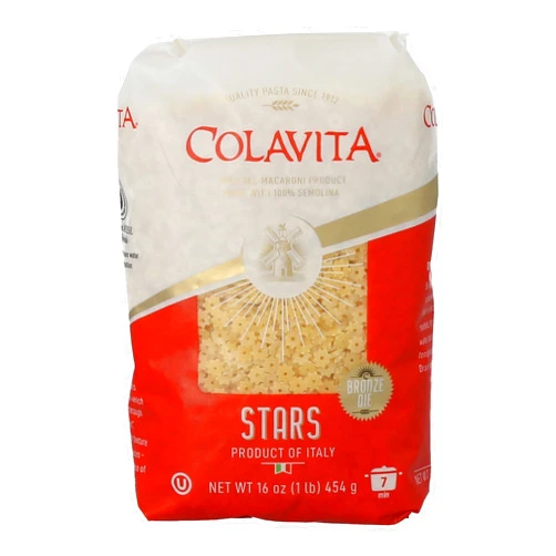 Colavita Pasta - Stars (Stelle), 1 Pound - Pack of 20