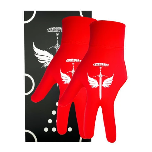 ANIMSWORD 2 Piece/Set Breathable and Comfortable Billiard Pool Gloves Fits on Left Hand for Snooker Cue Sport Glove.