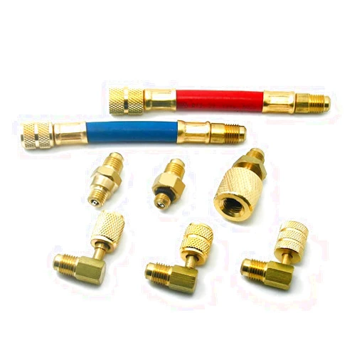 beduan Air Condition Refrigeration Connector R134a R12 Converting Adapter AC Hose Set Kits CH-138 (8 PCS)