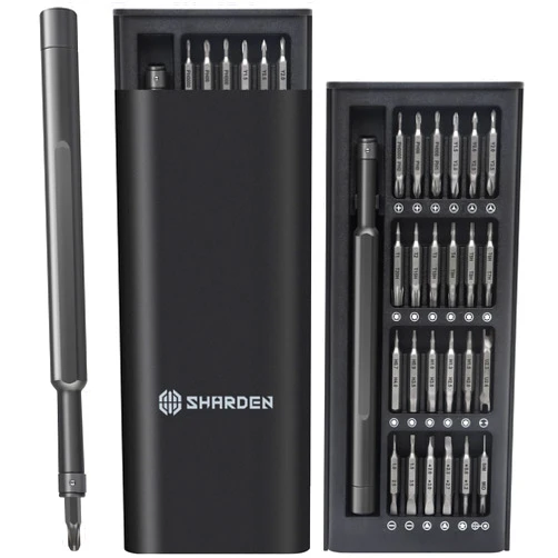 Sharden Precision Screwdriver Set 49 in 1 SHARDEN Small Screwdriver Set Magnetic Repair Tool Kit for Laptop, iPhone, Cell Phone, PC, MacBook, Tablet, Computer, PS5, PS4, Xbox, Electronic, Glasses, Watch
