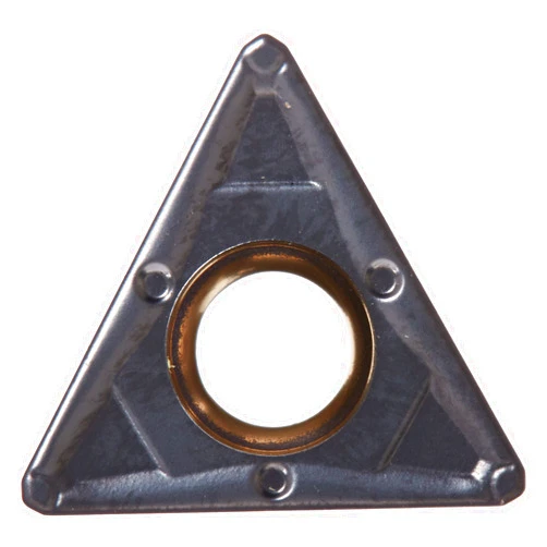 Sandvik Coromant CoroTurn 107 Wiper Carbide Turning Insert, TCMX, Triangle, WF Chipbreaker, GC1515 Grade, Multi-Layer Coating, TCMX 1.8(1.5)2-WF, 7/32