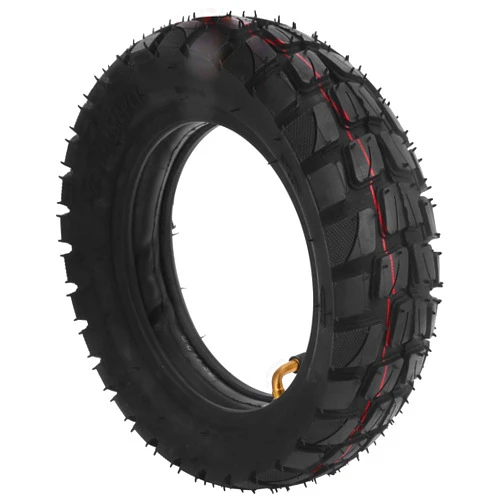 Dilwe Tire and Inner Tube, 10in Electric Scooter Tire with Inner Tube Inflatable Rubber Tyre Replacement 255x80