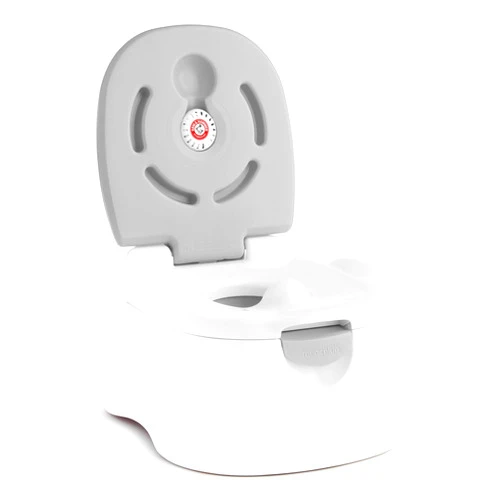 Munchkin® Arm & Hammer Multi-Stage 3-in-1 Potty Seat, (Potty Chair, Trainer Ring and Step Stool), Grey