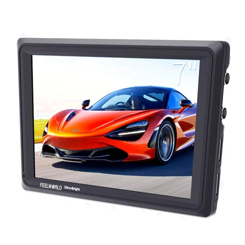 FEELWORLD FW279S 7 Inch Ultra Bright 2200nit Daylight Viewable Full HD 1920x1200 IPS Panel DSLR On Camera Field Monitor 3G SDI 4K HDMI Input/Output Video Assist Peaking Focus