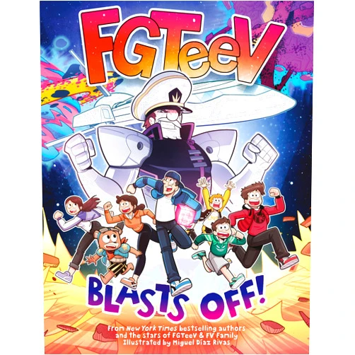 By FGTeeV (Author), Miguel Díaz Rivas (Illustrator) FGTeeV: Blasts Off!: A Wild Journey Through the Cosmos with YouTube's Favorite Gamer Family