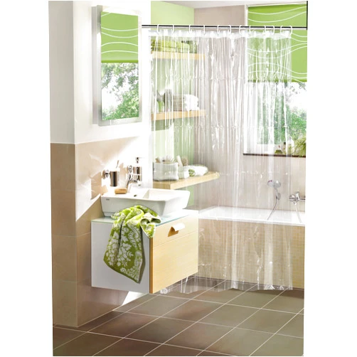 Garden at Home Garden Home Mold and Mildew Resistant, Waterproof Shower Curtain 72