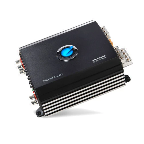 Planet Audio BB4.1200 4 Channel Class D Car Amplifier - 1200 Watts, Full Range, 2-4 Ohm Stable, Mosfet Power Supply, Bridgeable