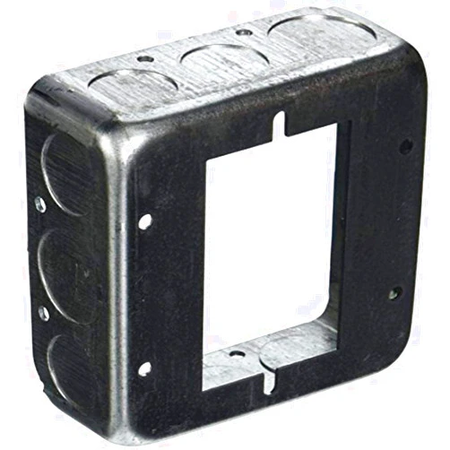 Hubbell 187 Raco Drawn Extension Ring, 22.5 Cu-in, 4 in L X 4 in W X 1-1/2 in D, 4