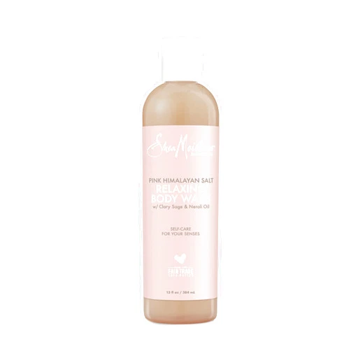 SheaMoisture Relaxing Body Wash All Skin Types Cruelty Free Skin Care Made with Fair Trade Shea Butter, Pink Himalayan Salt, Sage, 13 Ounce