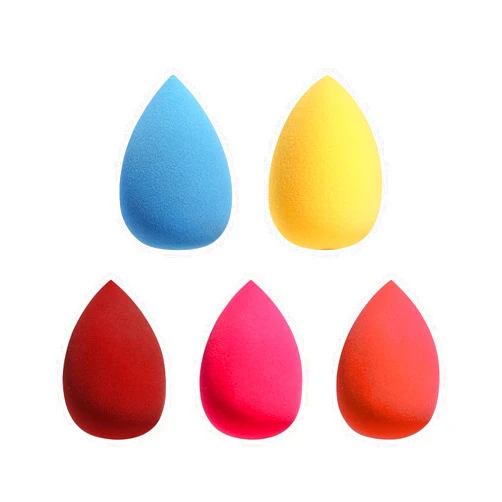 FAB FEAT Fab-Feat Professional Makeup Sponges, Beauty Blender Sponge, Rare Beauty Flawless Beauty Blenders, Makeup Sponges For Foundation, Makeup Blender Sponge, 5 Pcs Set, Multi-colored Makeup Sponges