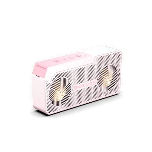 E I F E R Wireless Bluetooth Speaker - Portable Mini Soundbox with Subwoofer, Dual 10W Loudspeakers, Bluetooth 5.3 for Lossless Audio, 15m Range, Fast Pairing for Phones, Laptops, Tablets & More (Pink)