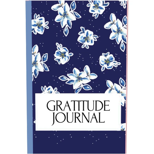 CoCo NiNi Publishing Gratitude Journal: Purple Floral Gratitude Journal for Women with Daily Prompts | 120 lined pages, 6” x 9”