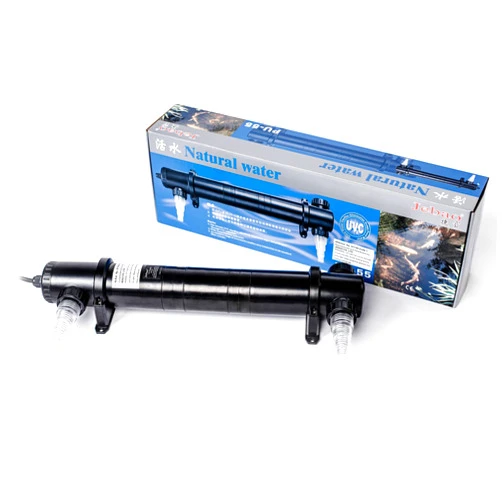 Jebao PU-55 Pond and Aquarium Clarifier, 55-watt, Black