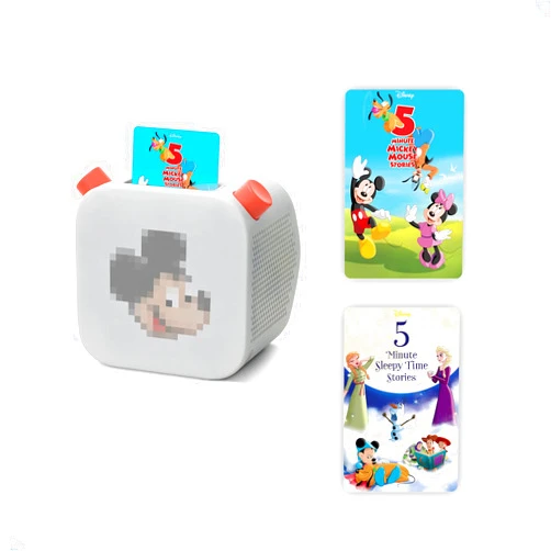 Yoto Player - Kids Audio & Music Player With 5-Minute DISNEY Mickey Mouse Stories & 5 Minute DISNEY Sleepy Time Stories Children’s Storytelling Speaker Toy Plays Audiobook Cards of Bestselling Stories Yoto Player & Disney Pack with Mickey