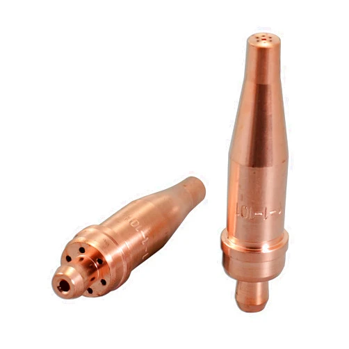 RIVERWELD Acetylene Cutting Tips 1-101 size 1 1-101-1 for VICTOR Style Oxygen Oxy Oxyfuel Cutter Torch Made of Copper Pack of 2