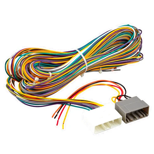 RED WOLF Car Factory Amplifier Bypass Wiring Harness Fit for Dodge Ram 2002-2004 OEM AMP Wire Cable Plug Connector Install Aftermarket Radio Stereo with Infinity System