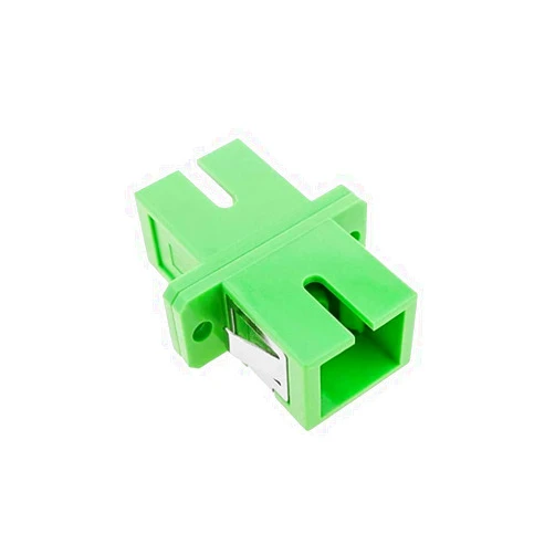 Elfcam Fiber Optic Adapter Coupler SC/APC Female to SC/APC Female Singlemode Simplex, 1 Pack