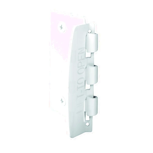 Prime-Line U 9888 Flip Action Door Lock – Reversible White Privacy Lock with Anti-Lock Out Screw for Child Safe Mode, 2-3/4” (Single Pack)