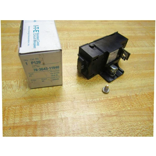 Siemens P120 120V 1-Pole Molded Case Circuit Breaker