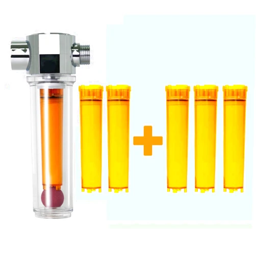 UBS INC CO.,LTD. UBS VFS-F+VCF-03 Luxury Vita-Fresh Shower Filter with 5 Vitamin C Cartridge