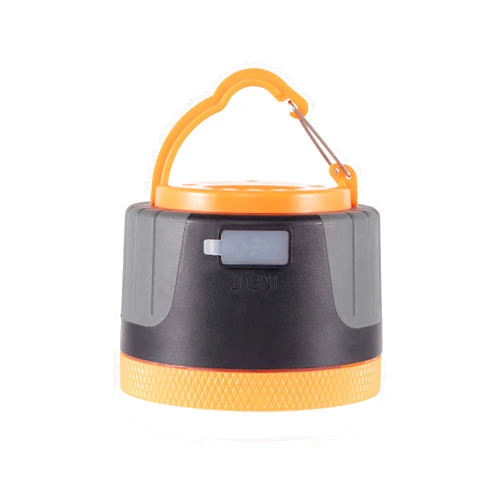 LIT-PaTH LED Camping Light, Rechargeable Lantern with Magnet Base, 4400 mAh, Survival Kit for Emergency, Hurricane, Outage, Large Orange, 1 Pack