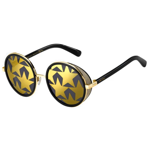 Jimmy Choo Andie/N/S Black/Gold One Size
