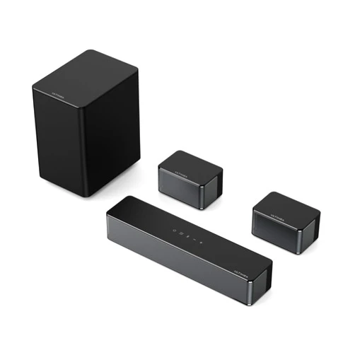 ULTIMEA 5.1 Sound Bar Surround Sound System for TV, Peak Power 320W, Home Theater Sound System with Adjustable Subwoofer and Surround Speakers, Sound Bar for Smart TV, Poseidon D50