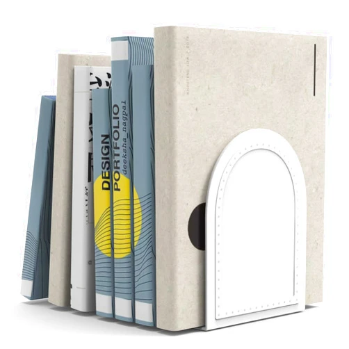 Shikaman Bookends-Heavy Duty Bookends Metal Book Ends Universal Economy Bookends
