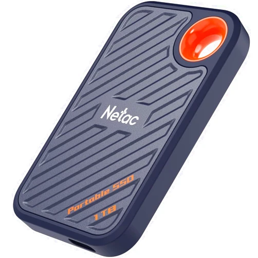 Netac 1TB Extreme Portable SSD External Solid State Drives Up to 2000MB/s Read 1700MB/s Write Speed, USB 3.2 Gen.2 Business Travel Essential, ZX20