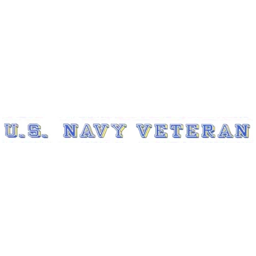 Mitchell Proffitt U.S. Navy Veteran - Window Strip Decal