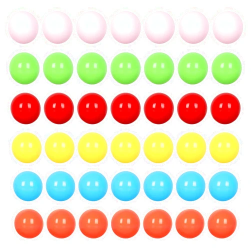 Laviesto Game Replacement Balls,0.91Inch(23mm) Acrylic Marbles Balls for Chinese Checkers,Aggravation Game,Marble Games,Wahoo,Dirty Marbles,Board Game DIY Craft Decoration (42PCS)