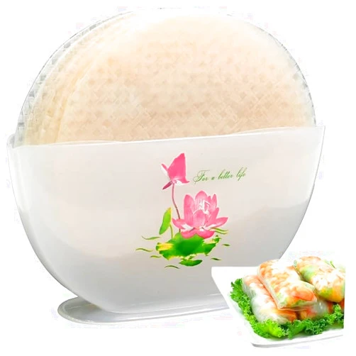 TANISA Rice Paper Water Bowl, Rice Paper Holder for Spring Rolls, and Rice paper wrappers, Rice Bowls 9.3 inch (Rice Paper NOT Included), papel de arroz comestible, hojas de arroz comestibles