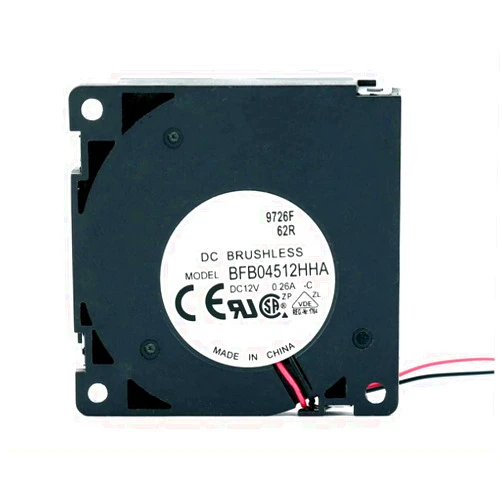 James Rossi BFB04512HHA-C DC12V 0.26A 45X45X10mm 2-Wire Cooling Fan