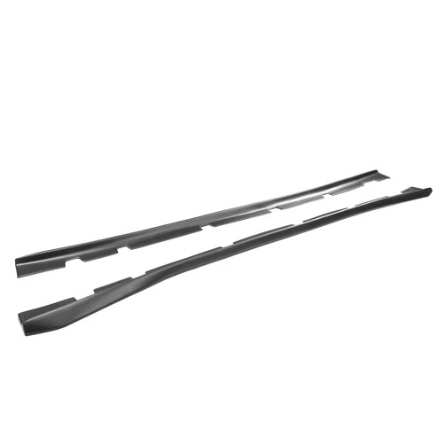 IKON MOTORSPORTS Side Skirts Compatible With 2011-2023 Dodge Charger, Matte Black Rocker Panels Side Skirt Splitter Extension Lip by IKON MOTORSPORTS, 2012 2013 2014 2015 2016 2017 2018