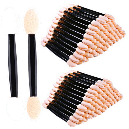 ZYIGYI 400 PCS Disposable Eyeshadow Brushes, Sponge Makeup Applicators Dual Sides