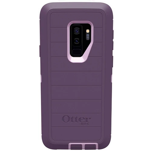 OtterBox Defender Series Rugged Case for Samsung Galaxy S9 PLUS - Case Only - Non-Retail Packaging - Purple Nebula - with Microbial Defense