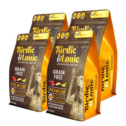 Birdie & Louie Water Buffalo & Duck Dry Dog Food, 56 Oz