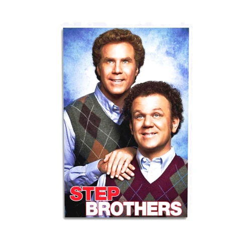 Generic Step Brothers Poster Canvas Posters Album Cover Music Movie Posters Wall Art Decor Prints Classical for Home Bedroom Bathroom 12x18inch(30x45cm) Unframe-Style