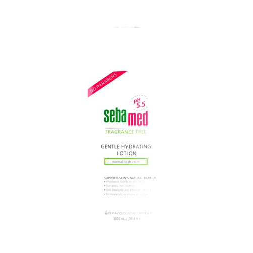 Sebamed Fragrance-Free Gentle Hydrating Lotion Ultra Mild Dermatologist Recommended Moisturizer for Normal To Dry Sensitive Skin 33.8 Fluid Ounces (1 Liter)