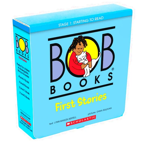 Lynn Maslen Kertell,Dana Sullivan Bob Books - First Stories Box Set | Phonics, Ages 4 and up, Kindergarten (Stage 1: Starting to Read)