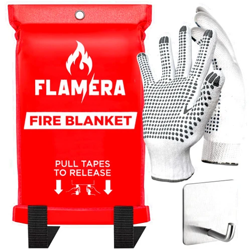 FLAMERA Emergency Fire Blanket for Home and Kitchen | 40