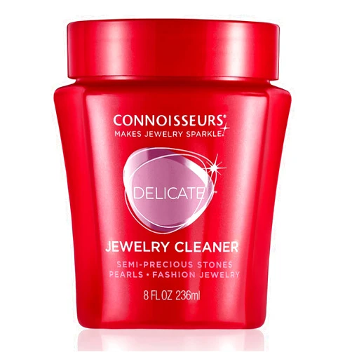 CONNOISSEURS Premium Edition Jewelry Cleaner, Value Size 9.6oz - Pick from Fine, Silver or Delicate Jewelry Cleaner